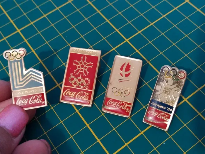 Lot pin pins pin's coca cola jo jeux olympiques