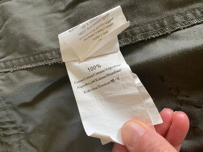 Veste style militaire kaki upcyclé taille 38 cache cache - photo numéro 16