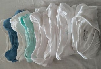 Lot de 8 bodies manche courte