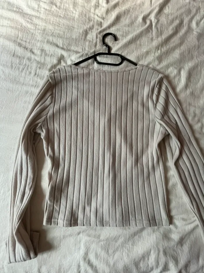 pull beige - photo numéro 4