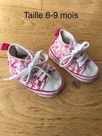 Chausson style converse 6-9 mois
