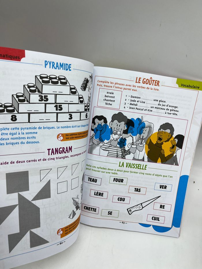 livre exercices d’activité Jouet pour réviser du ce1 au ce2  7 à  8 ans  Neuf Methode Boscher Neuf - photo numéro 3