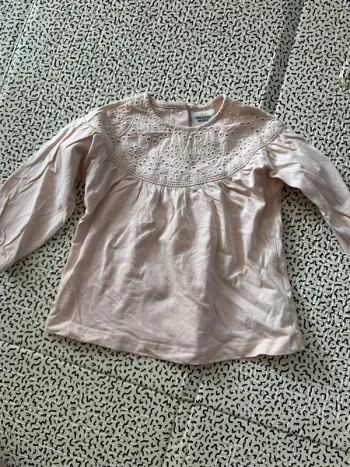 T-shirt rose 18 mois