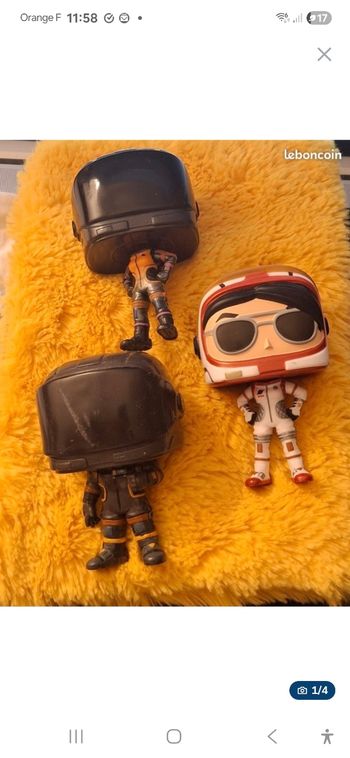 3 figurinees POP fortnite  funko