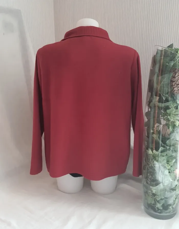 Gilet femme brique polaire taille L - photo numéro 6