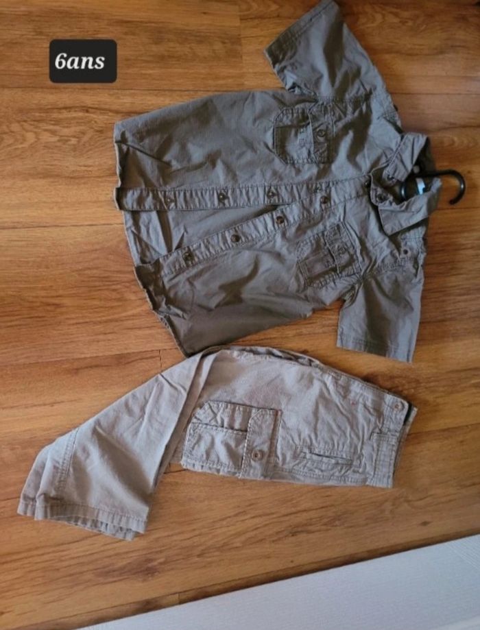 Ensemble pantalon +chemise 6ans - photo numéro 2