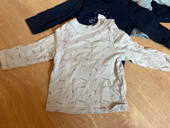 Lot t-shirt manches longues 9 mois - photo numéro 10