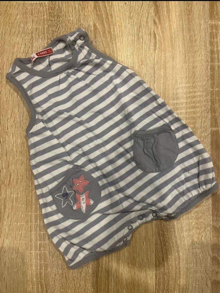 Barboteuse bébé fille 3 mois DPAM