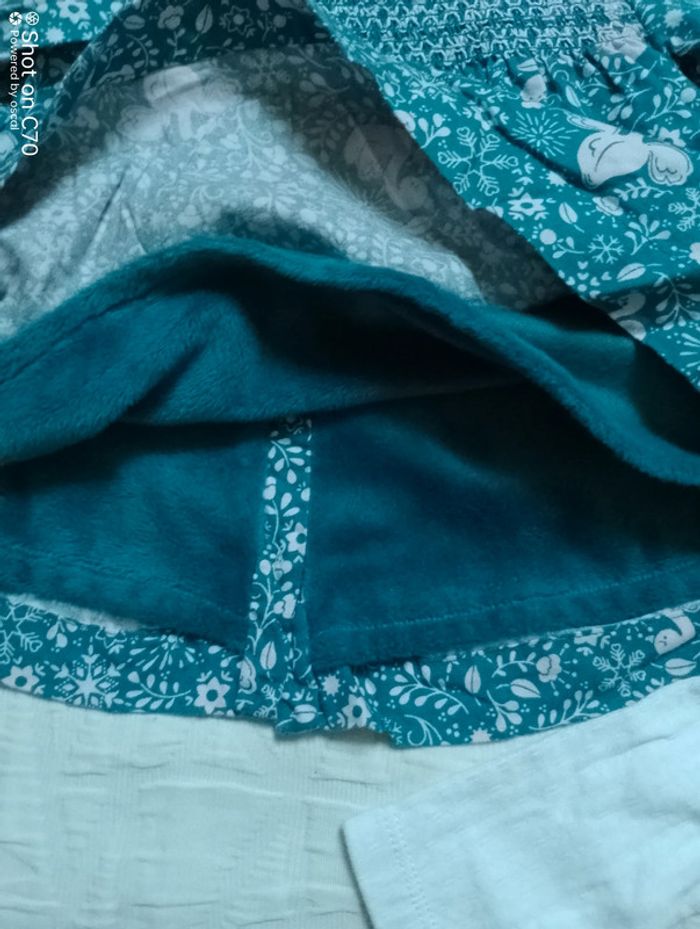 Sergent Major ensemble robe body cygne fleurs - photo numéro 4