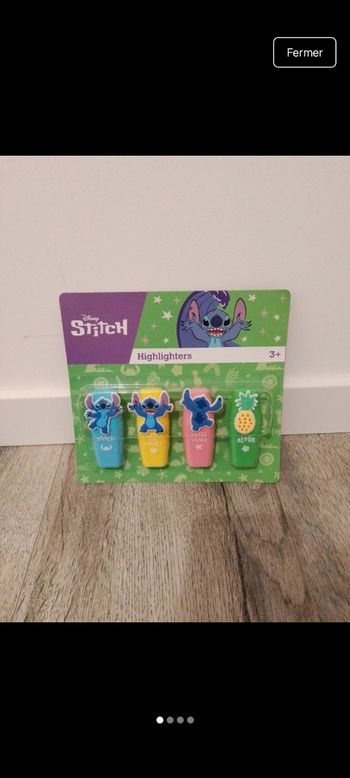 Surligneurs Stitch 