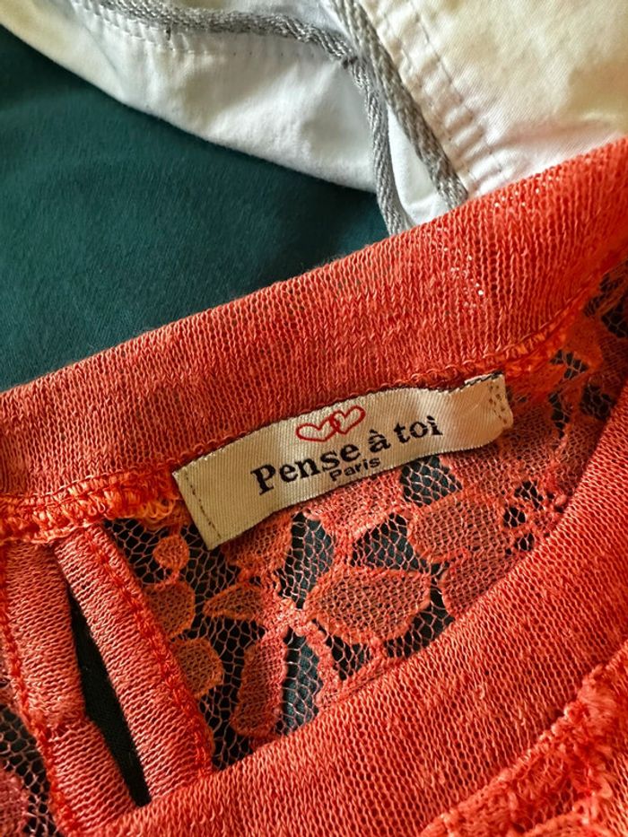 🌺 T-shirt fluide saumon – Pense à toi🌺 - photo numéro 10
