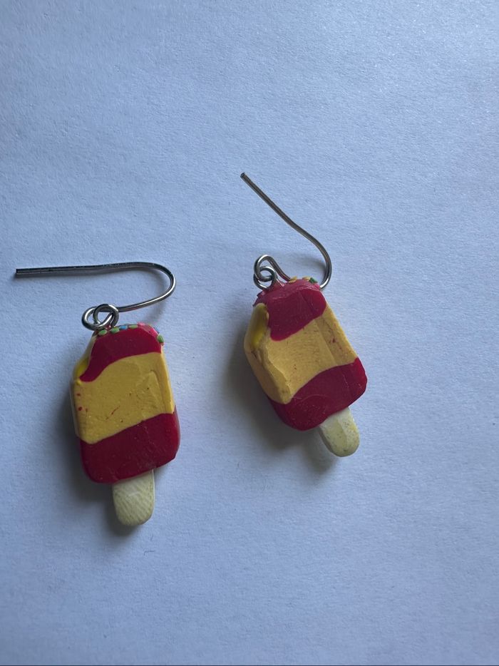Boucles d’oreilles glace - photo numéro 2
