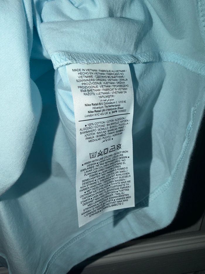 T-shirt homme bleu ciel Nike - photo numéro 5