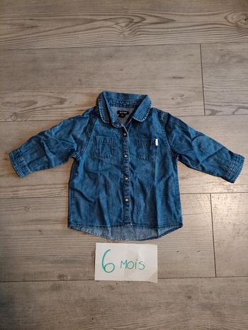 Chemise en jeans mixte