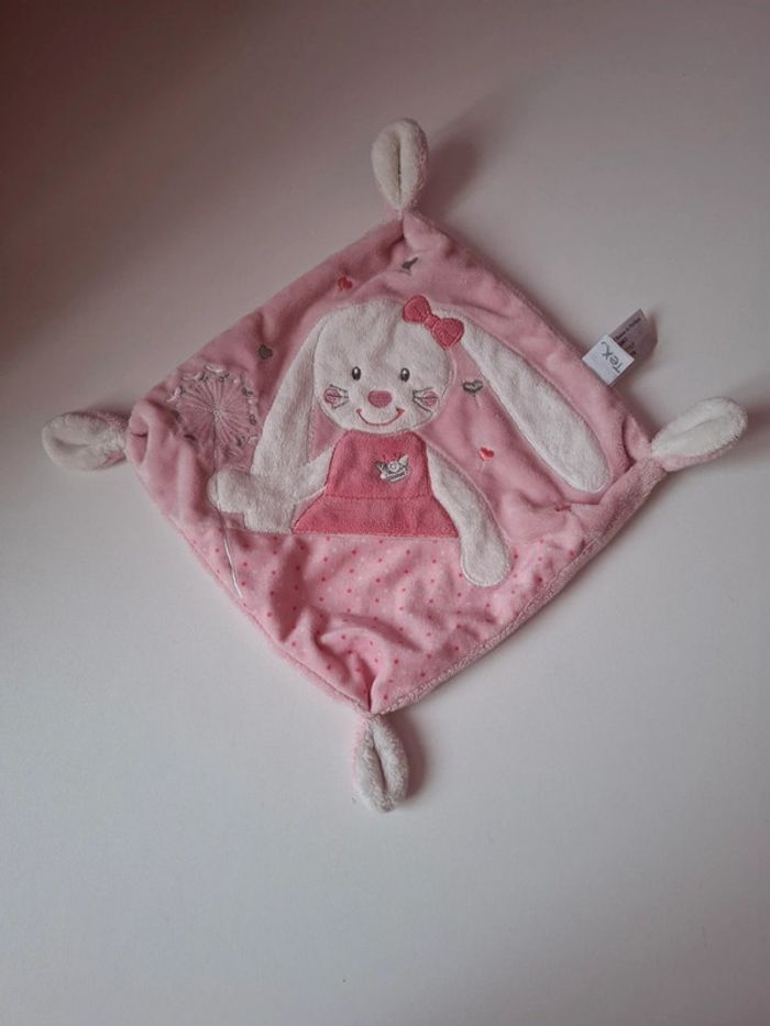 Doudou plat lapin