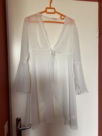 Déshabiller peignoir blanc darjeerling taille 1