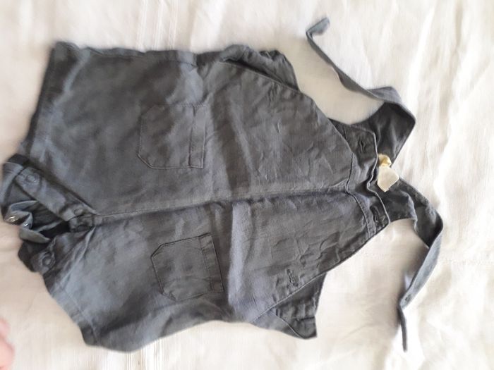 Salopette d'été en lin