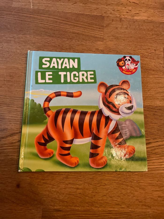 Livre collection Les animaux du zoo Sayan le tigre avec une figurine tigre - photo numéro 4