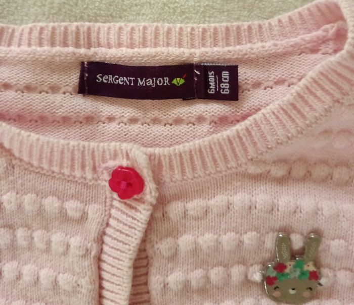 Gilet rose 6 mois - photo numéro 2
