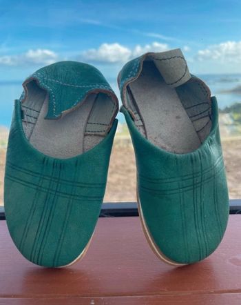 Chaussons babouches véritables pointure 20/21