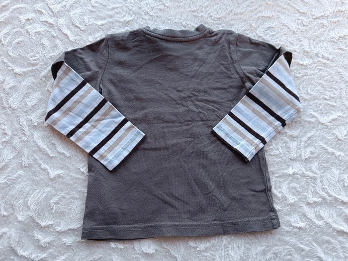 Tee shirt chemise manches longues Garçon 12/18 mois Winnie l'ourson my sweet friend H&M 100% coton - photo numéro 7