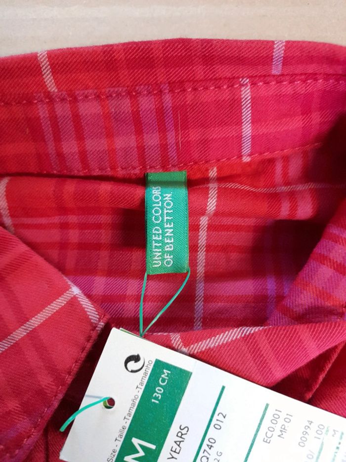Chemise Benetton fille - photo numéro 3