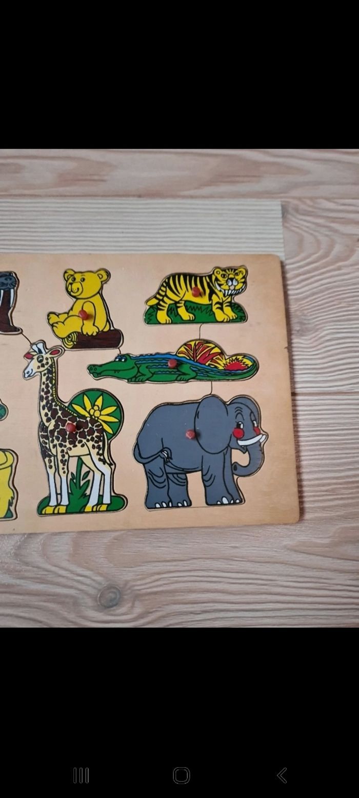 Puzzle en bois Les animaux sauvages - photo numéro 3