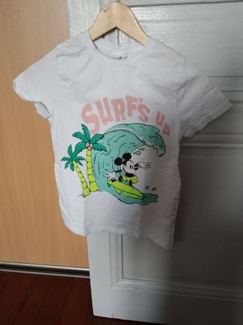 Tee-shirt Disney blanc et multicolore