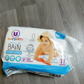 Couches piscine mer 12-18 kg U tout petits