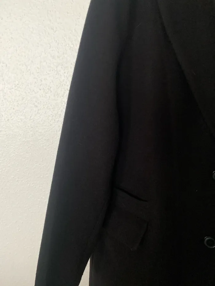 manteau noir chaud Primark eu 46 comme neuf - photo numéro 3