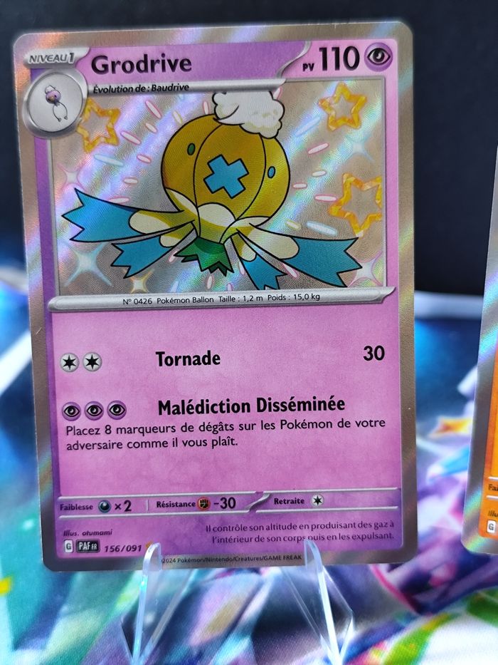 Lot de 4 cartes Pokémon Shiny neuve 🇨🇵 Série Destinée de Paldéa et destinée radieuse - photo numéro 2
