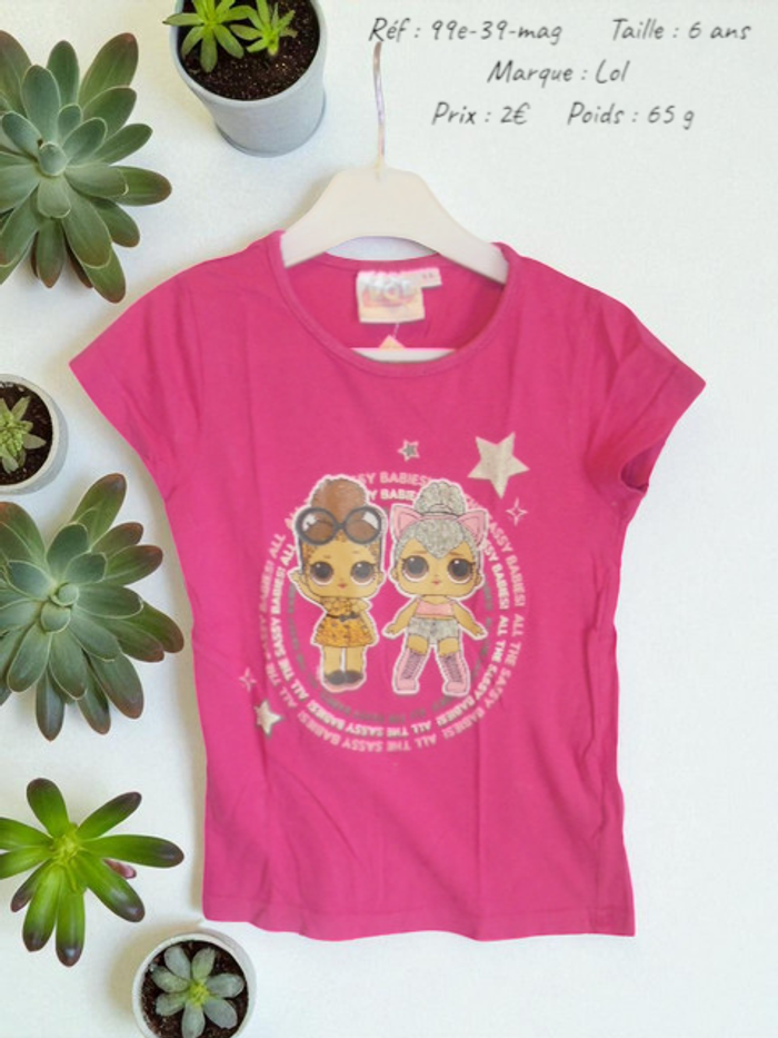 T-shirt 6 ans Lol (99e-39-mag)