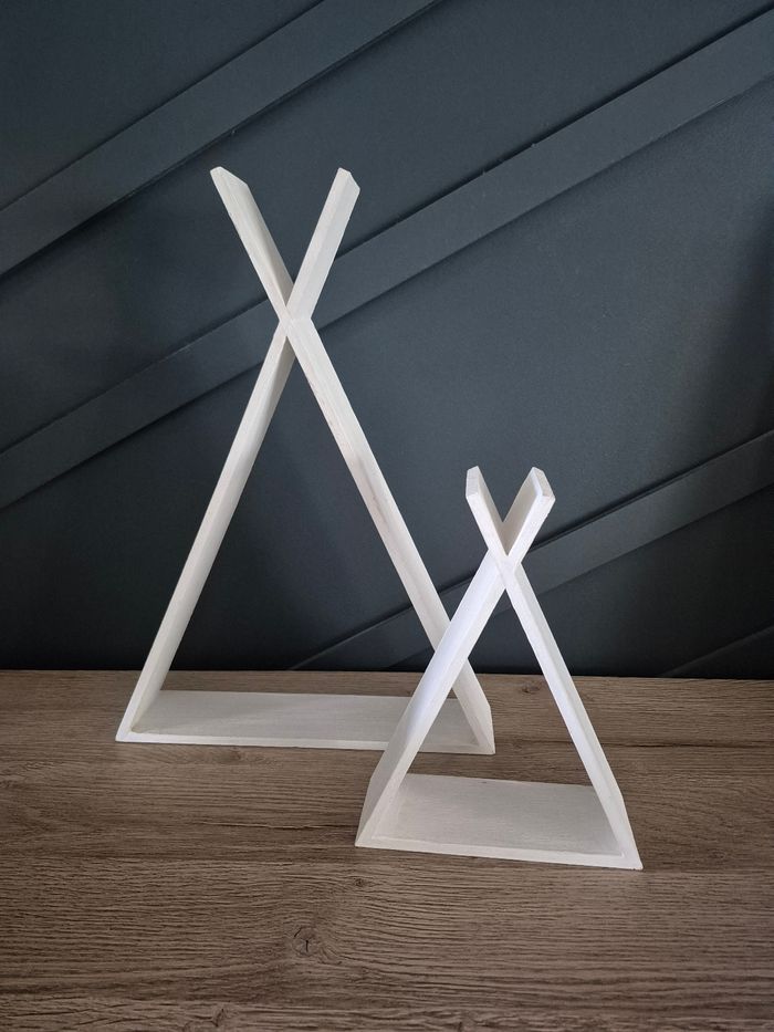 Lot de 2 décorations tipi