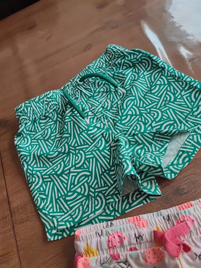 Lot de 2 shorts 23/24mois - photo numéro 2