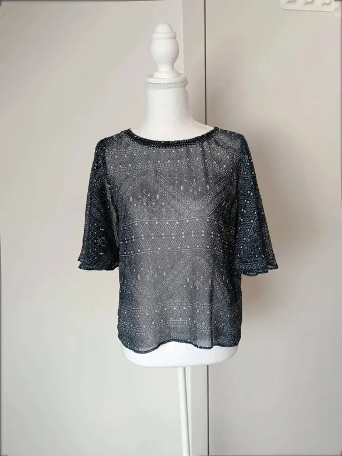 Haut Pepe Jeans femme – Taille S – Transparence élégante