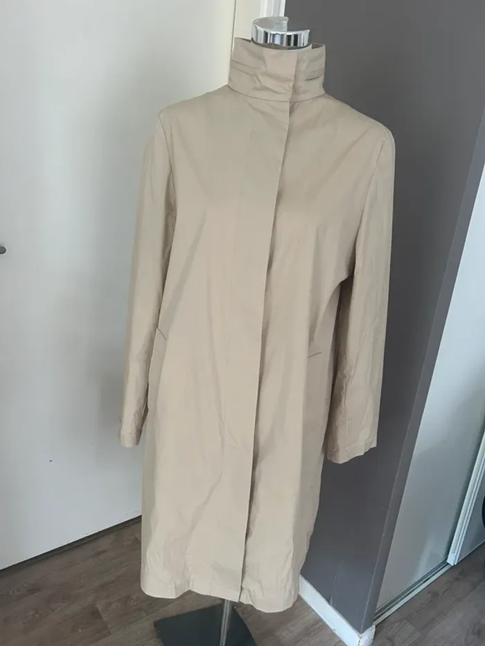Burberry Imperméable veste trench-coat beige Femme taille L. - photo numéro 3