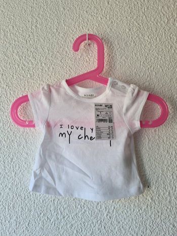 tee-shirt blanc Kiabi