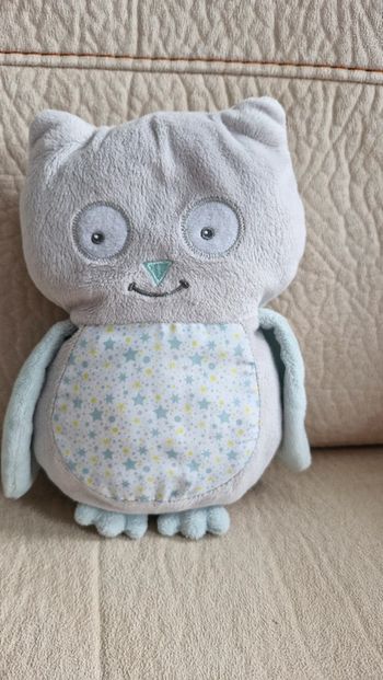 Peluche chouette Arthur et lola