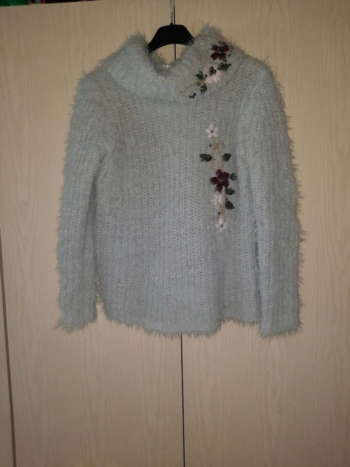 Pull gris taille 12 ans