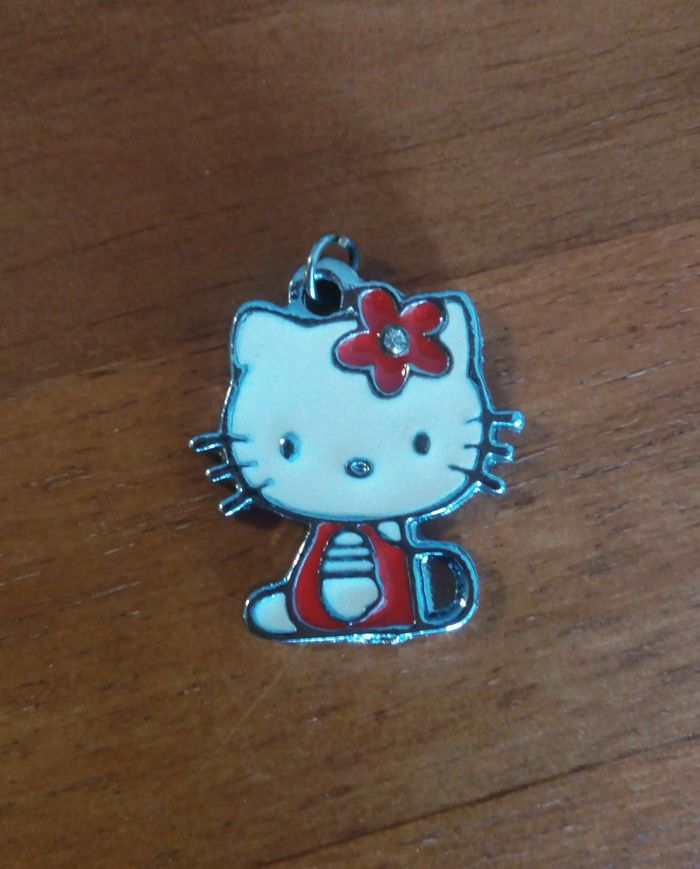 Lot de pendentif Hello Kitty trèfle oiseau zirconium - photo numéro 5