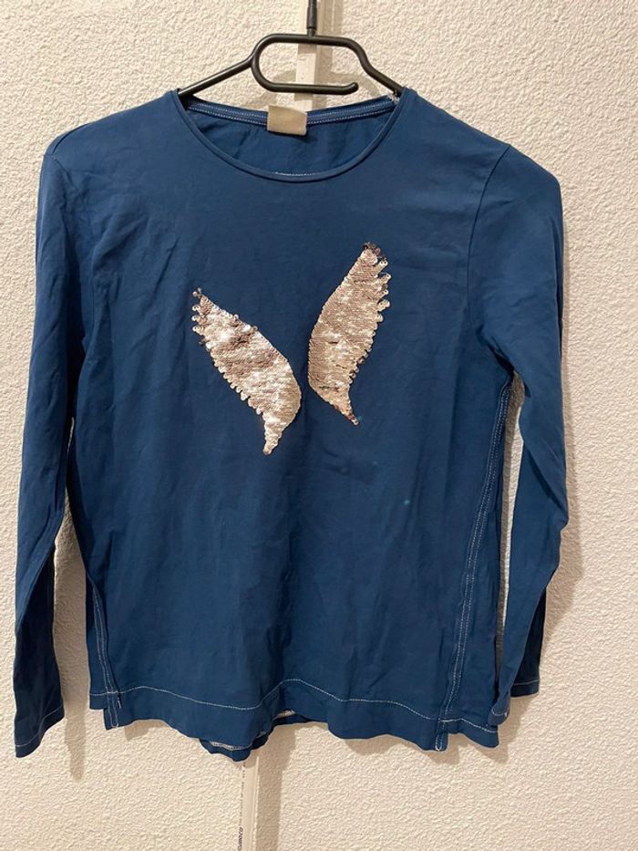 T shirt ML zara 13/14 ans - photo numéro 2