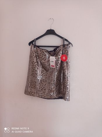 Jupe a sequins neuve femme
