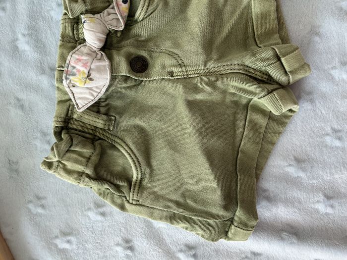 short en jean kaki taille réglable 6 mois gémo - photo numéro 6