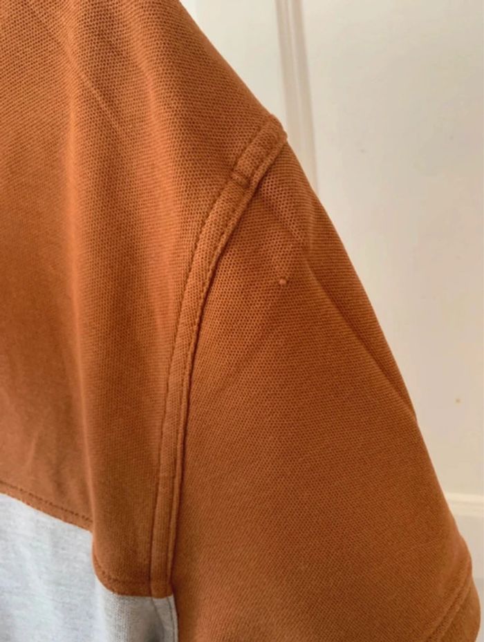 Polo bi-color marron/gris homme - Taille XL Jules - photo numéro 4