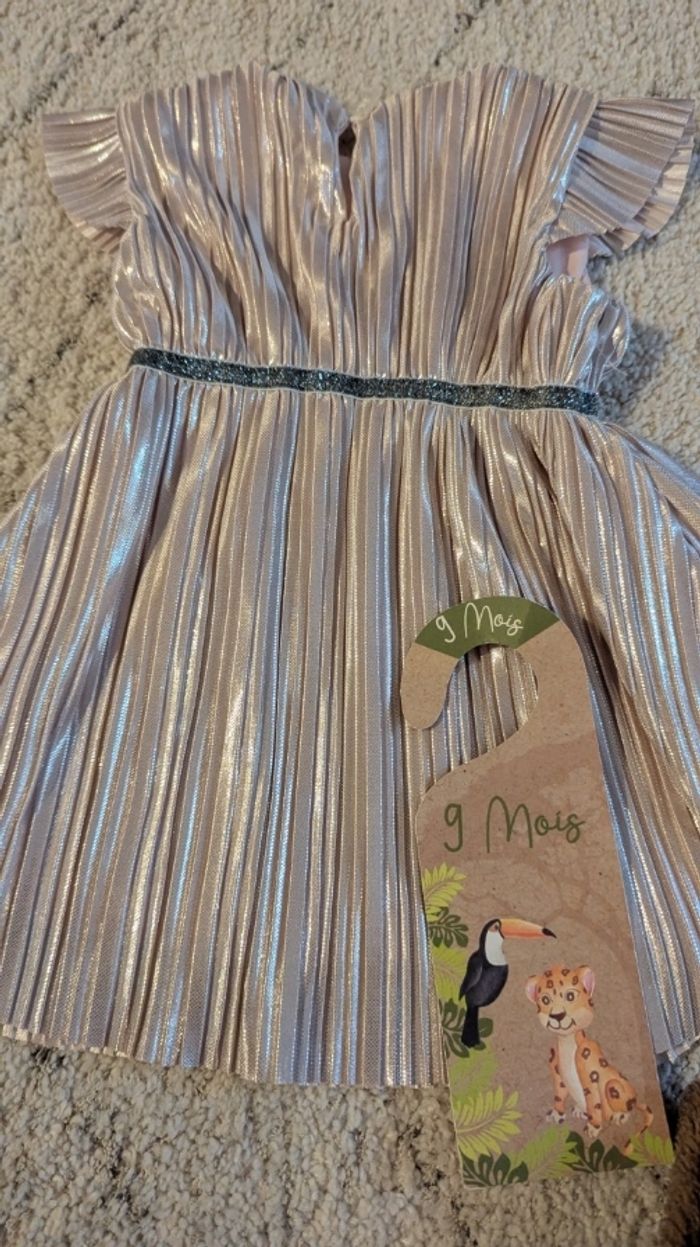Robe rose et argent Tex baby - photo numéro 2