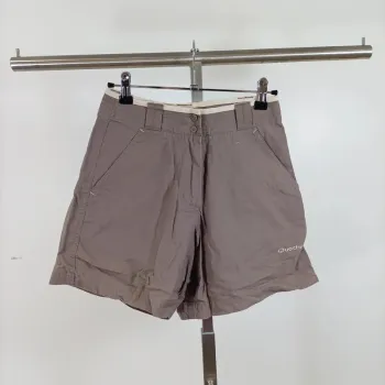 Short marron Quechua taille 38 – 100 % coton – poches et coupe casual A1058