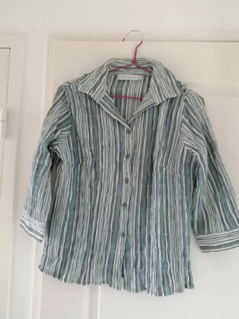 Chemise manches 3/4 portée une ou 2 taille 2