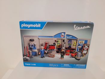 Garage Vespa rétro Playmobil 