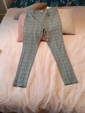 Pantalon leggings femme a carreaux