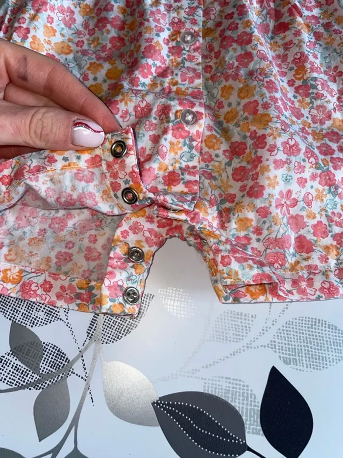 combi short fleurie - photo numéro 4